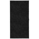 Vidaxl tapis Pampelune Shaggy hautement poteau moderne 100x200 cm noir