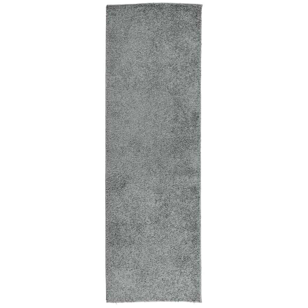 VidaXL tapis pamplona shaggy poils longs moderne 80x250 cm vert