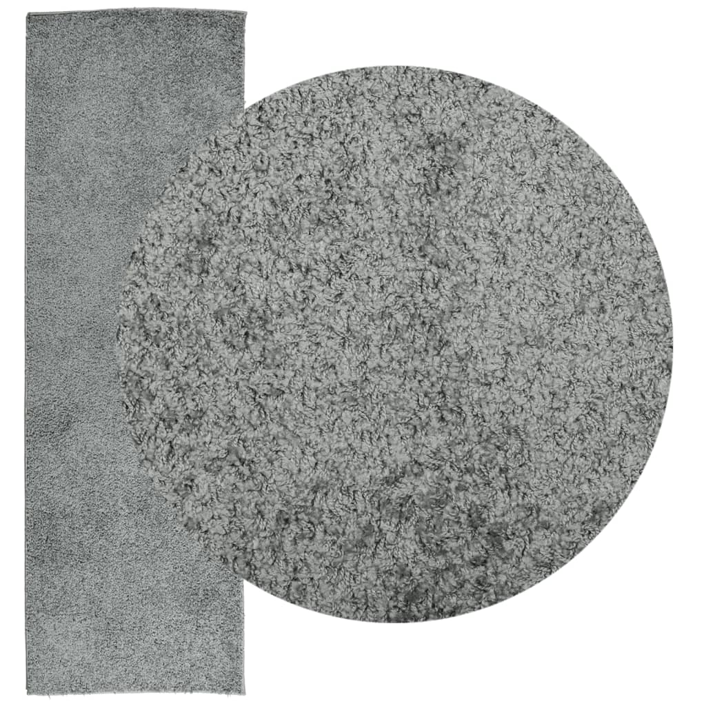 VidaXL tapis pamplona shaggy poils longs moderne 80x250 cm vert