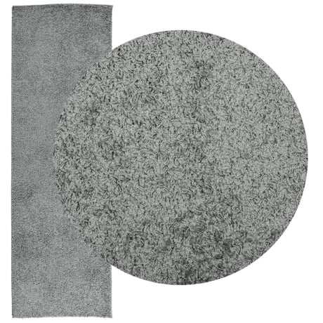 VidaXL tapis pamplona shaggy poils longs moderne 80x250 cm vert