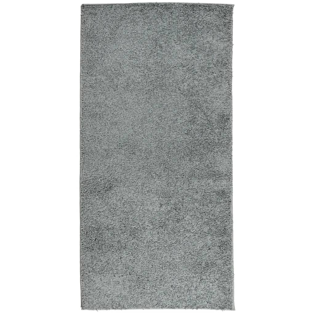 VidaXL tapis pamplona shaggy poils longs moderne 100x200 cm vert