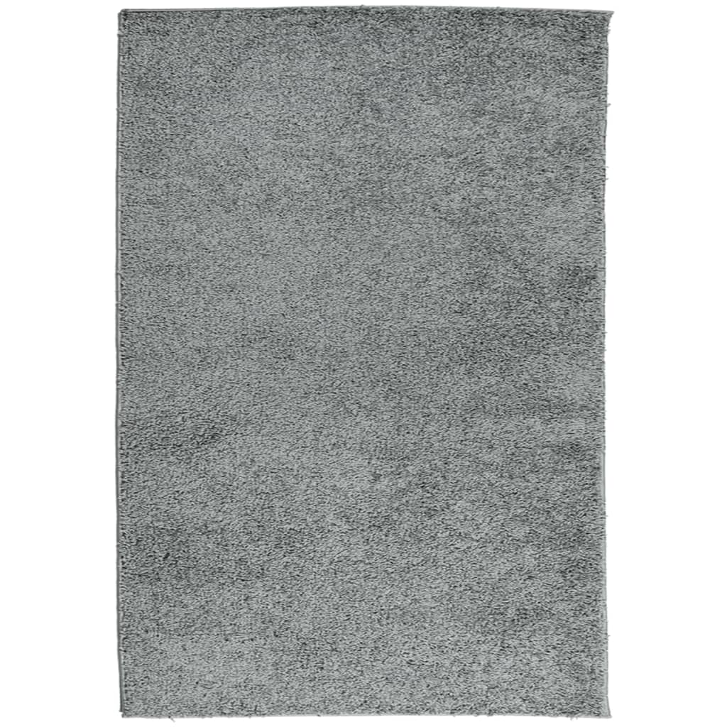 Vidaxl Rug Pamplona Shaggy Sterkt moderne 140x200 cm grønn