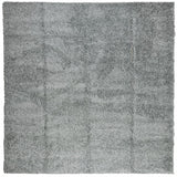 VidaXL tapis pamplona shaggy poils longs moderne 160x160 cm vert