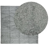 VidaXL tapis pamplona shaggy poils longs moderne 240x240 cm vert