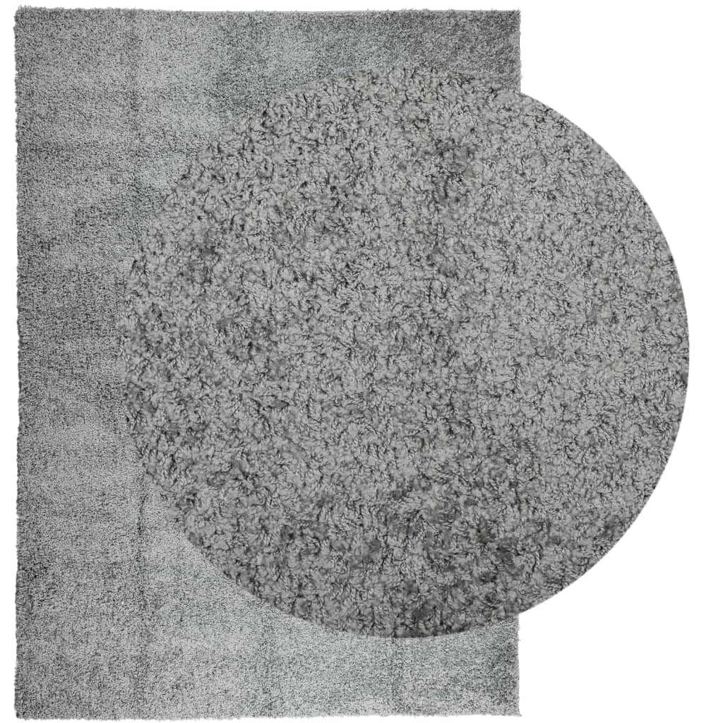 VidaXL tapis pamplona shaggy poils longs moderne 240x340 cm vert