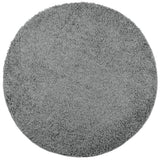 VidaXL tapis pamplona shaggy poils longs moderne ø 100 cm vert