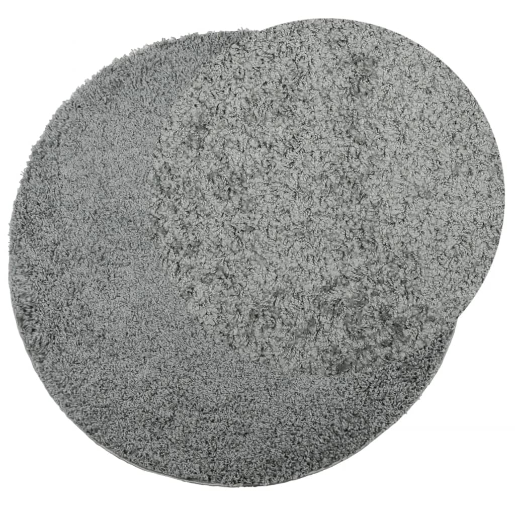 VidaXL tapis pamplona shaggy poils longs moderne ø 100 cm vert