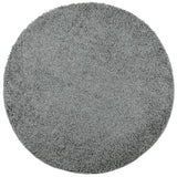VidaXL tapis pamplona shaggy poils longs moderne ø 160 cm vert