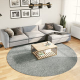 Vidaxx tapis pamplona shaggy poils longs moderne ø 240 cm vert