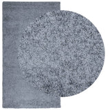 VidaXL tapis pamplona shaggy poils longs moderne 60x110 cm bleu