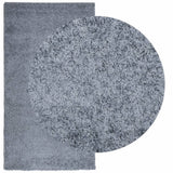 VidaXL tapis pamplona shaggy poils longs moderne 80x150 cm bleu