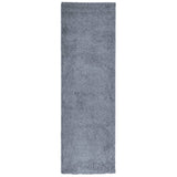 Vidaxl tapis Pampelona Shaggy hautement moderne 80x250 cm bleu