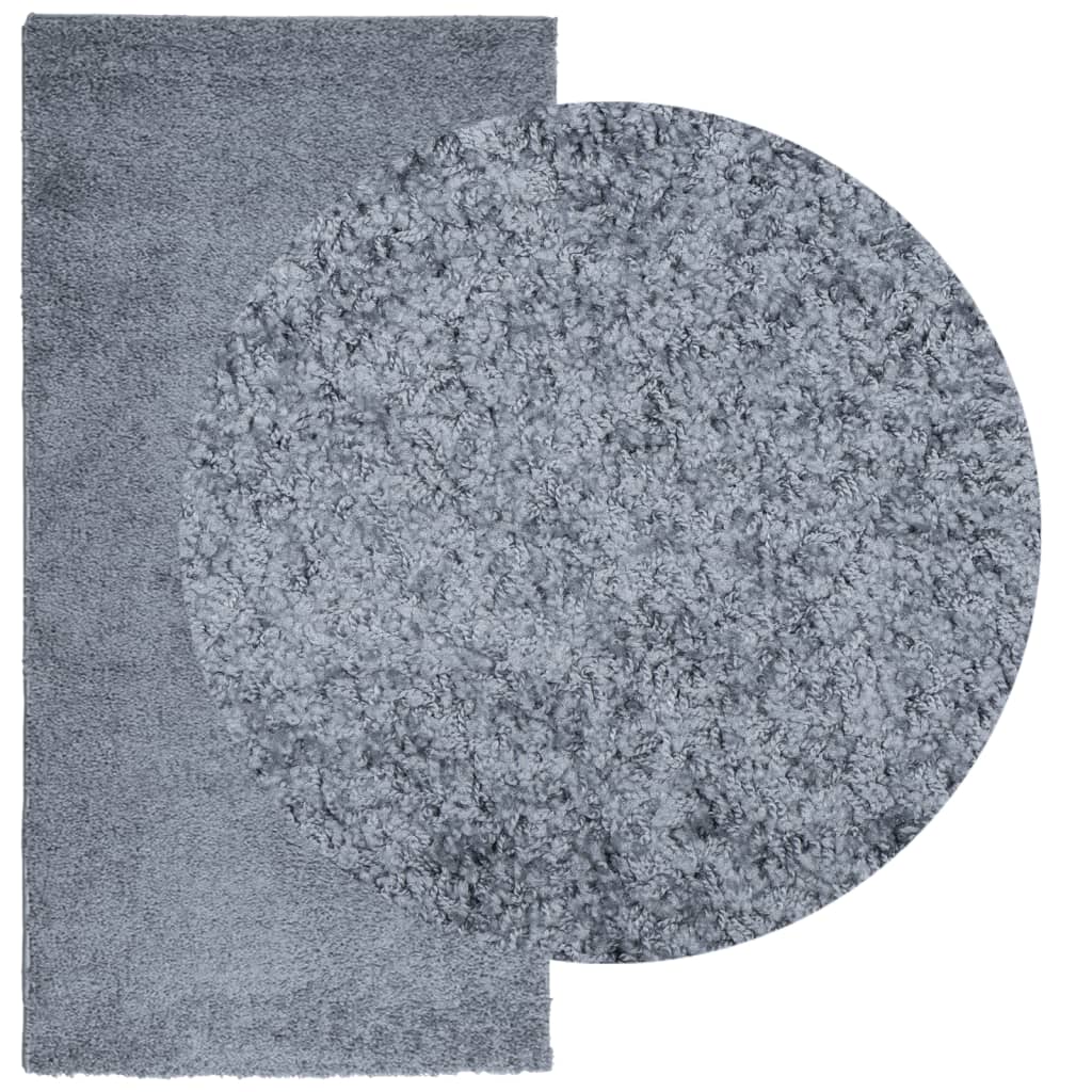 VidaXL tapis pamplona shaggy poils longs moderne 100x200 cm bleu