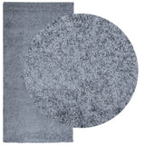 VidaXL tapis pamplona shaggy poils longs moderne 100x200 cm bleu