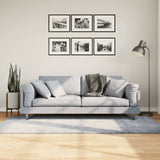 VidaXL tapis pamplona shaggy poils longs moderne 100x200 cm bleu