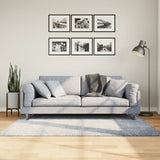 VidaXL tapis pamplona shaggy poils longs moderne 120x170 cm bleu