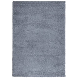 VidaXL tapis pamplona shaggy poils longs moderne 140x200 cm bleu
