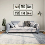 VidaXL tapis pamplona shaggy poils longs moderne 200x200 cm bleu
