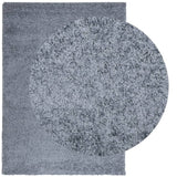 VidaXL tapis pamplona shaggy poils longs moderne 200x280 cm bleu