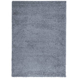 VidaXL tapis pamplona shaggy poils longs moderne 240x340 cm bleu