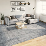 Vidaxl tapis Pampelune Shaggy hautement moderne 300x400 cm bleu