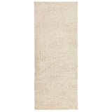 Vidaxx tapis pamplona shaggy poils longs moderne 80x200 cm couleur or
