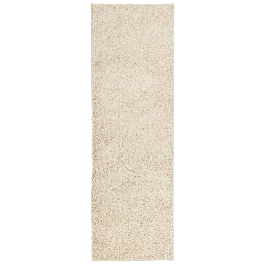 Vidaxx tapis pamplona shaggy poils longs moderne 80x250 cm couleur or