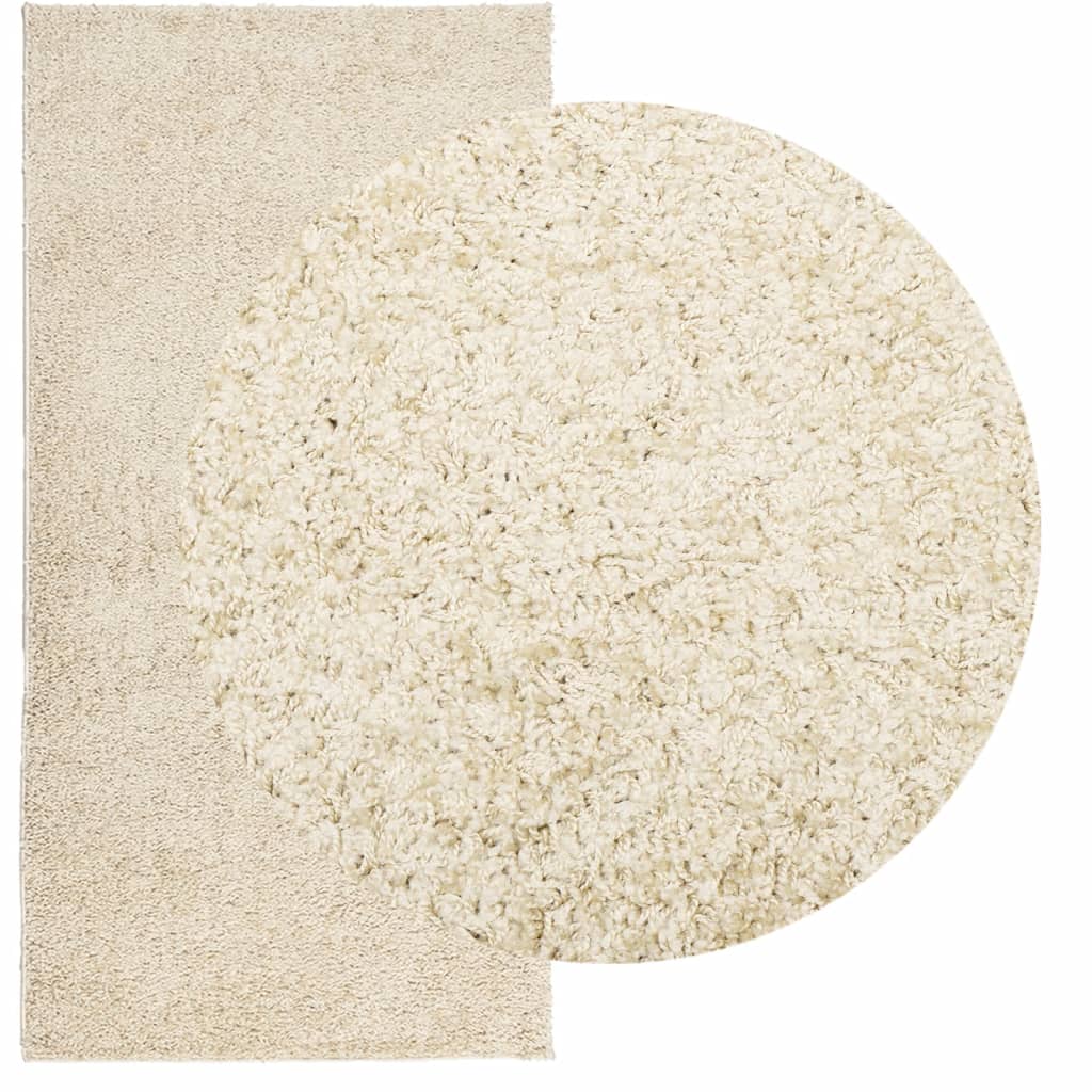 VidaXL tapis pamplona shaggy poils longs moderne 100x200 cm or