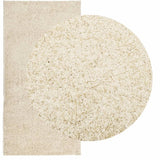 VidaXL tapis pamplona shaggy poils longs moderne 100x200 cm or