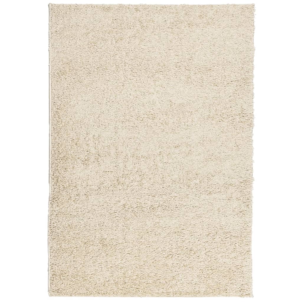 Vidaxx tapis pamplona shaggy poils longs moderne 140x200 cm or