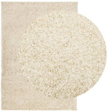 Vidaxx tapis pamplona shaggy poils longs moderne 140x200 cm or