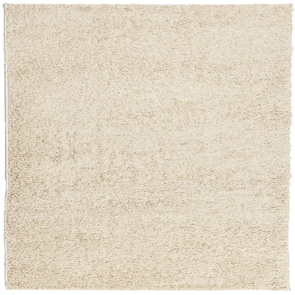 Vidaxx tapis pamplona shaggy poils longs moderne 160x160 cm or