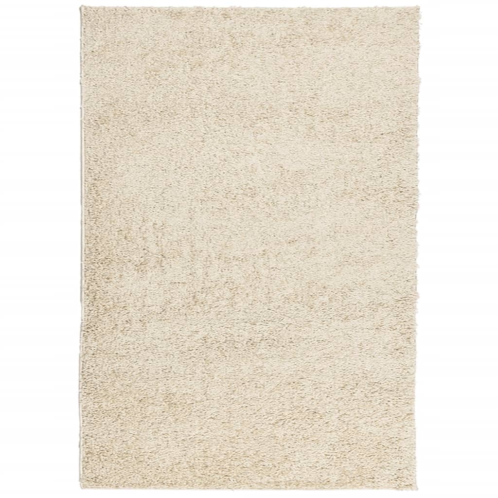 VidaXL tapis pamplona shaggy poils longs moderne 160x230 cm or