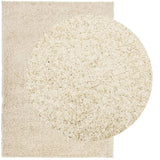 VidaXL tapis pamplona shaggy poils longs moderne 200x280 cm or