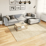 VidaXL tapis pamplona shaggy poils longs moderne 240x240 cm or