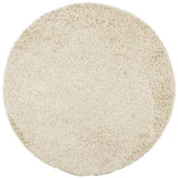 Vidaxx tapis pamplona shaggy poils longs moderne ø 100 cm couleur or