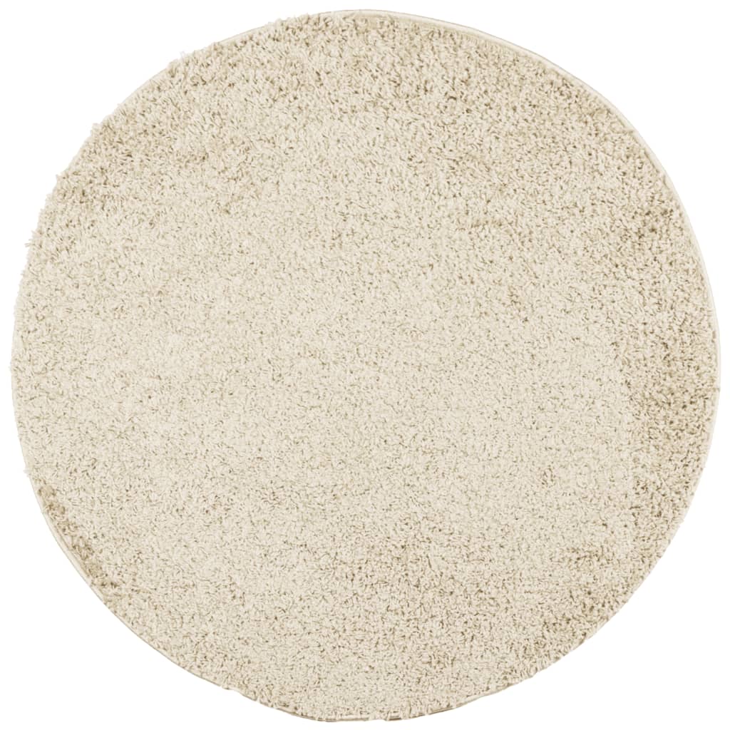 Vidaxl Rug Pamplona Shaggy Svært moderne Ø 160 cm gullfarge