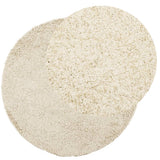 Vidaxx tapis pamplona shaggy poils longs moderne ø 200 cm couleur or