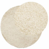 Vidaxx tapis pamplona shaggy poils longs moderne ø 280 cm couleur or