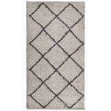 Vidaxl rug Shaggy high -pile modern 60x110 cm beige and anthracite