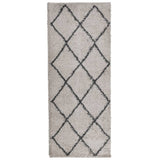 Vidaxl rug Pomplona Shamgy héich Pole 80x200 cm anstige Anthracit