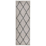 VidaXL tapis pamplona shaggy poils longs 80x250 cm beige anthracite