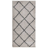 Vidaxl rug Pamplona Shaggy Highly pile 100x200 cm Beige Anthracite