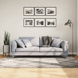 VidaXL tapis pamplona shaggy poils longs 140x200 cm beige anthracite