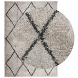 Vidaxl Rug Pamplona Shamgy héich Pile 160x230 CM Antihraxit