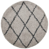 Vidaxl Rug Pamplona Shaggy meget bunke Ø 80 cm beige antracit