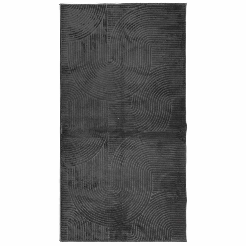 VidaXL Tapis IZA poils courts scandinave 80x150 cm anthracite