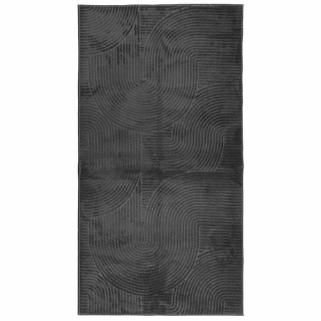 VidaXL Tapis IZA poils courts scandinave 80x150 cm anthracite
