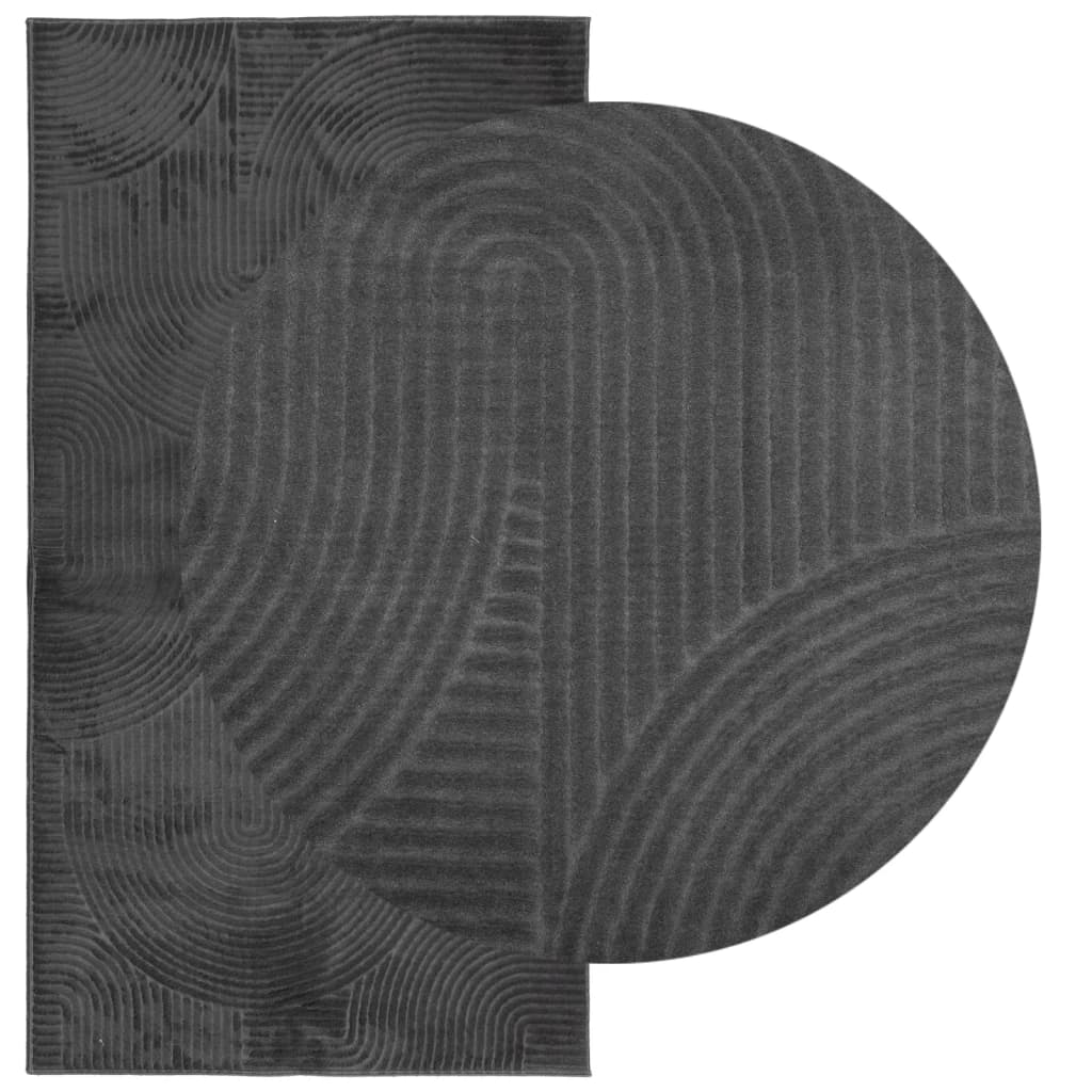 Vidaxl rug IZA Low -pile Scandinavian 80x150 cm anthracite