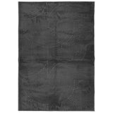 Vidaxl Rug Iza Low -Pile Scandinavian 120x170 cm anthracite